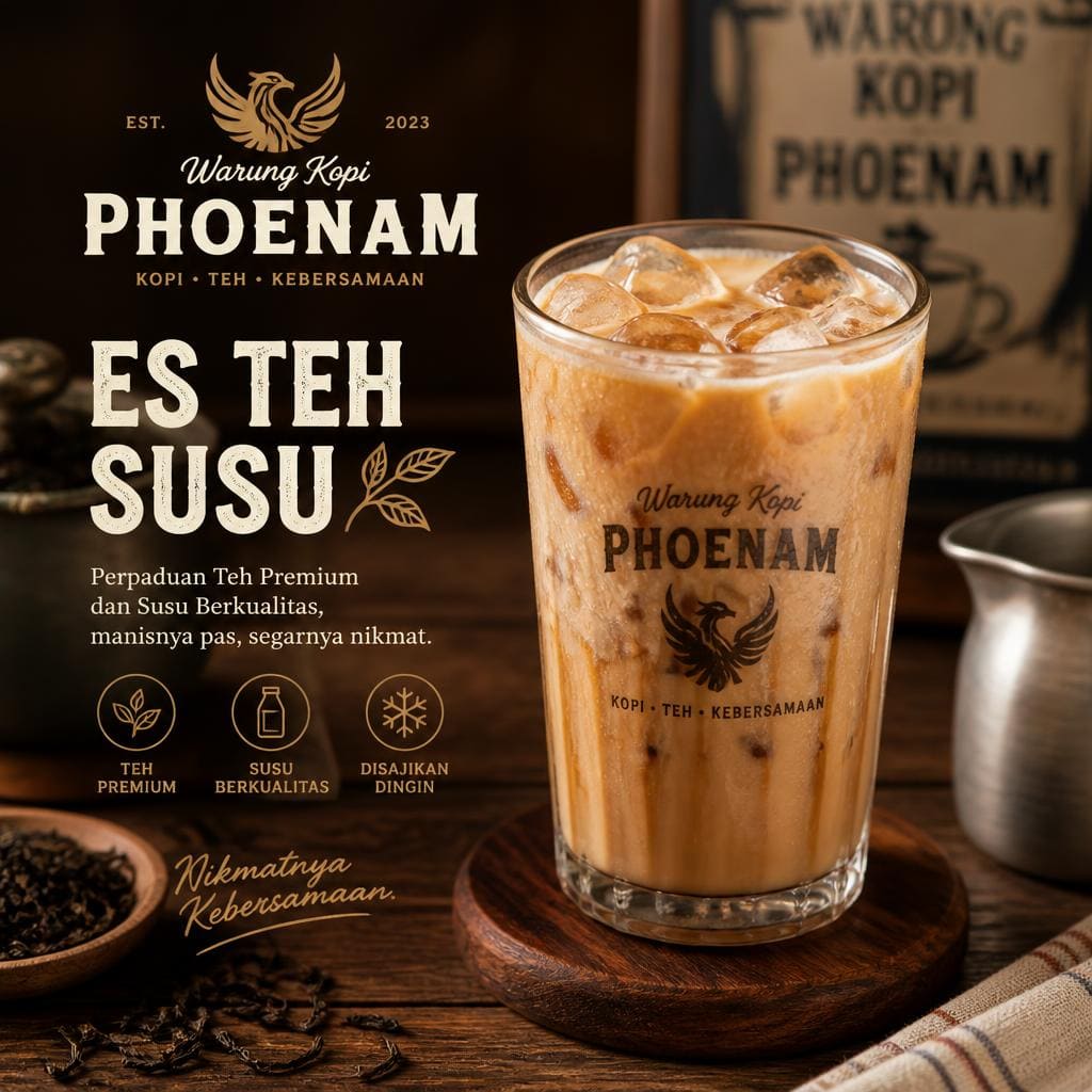 Es Teh Susu Warkop Phoenam